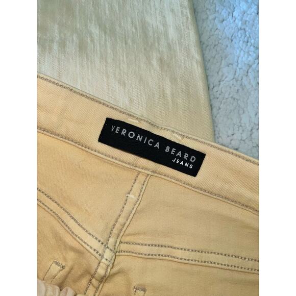 Veronica Beard Maera High-Rise Skinny Jeans - color mustard -size 29/6 - F18 - Picture 4 of 8